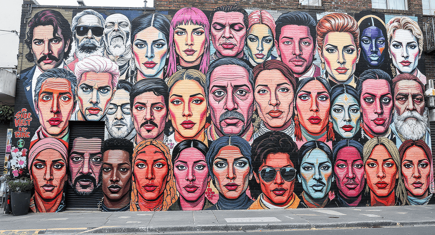 Fitzroy Faces Mural